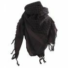 PLO sjaal / Arafat sjaal in donkerbruin-zwart