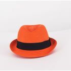  Orange fedora hat