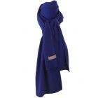 Kobaltblauwe kasjmier-blend sjaal