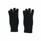 Fijngebreide handschoenen in zwart