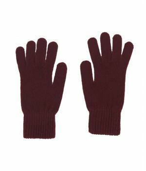 Handschoenen in bordeauxrood