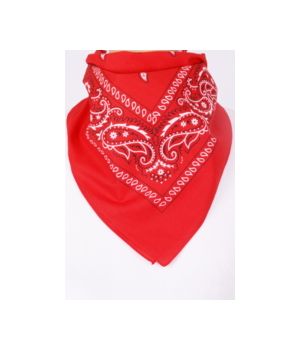 Rode boerenzakdoek / bandana met klassiek motief