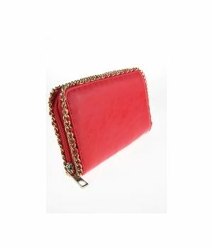 BoFF zip arround pink wallet with gold tone chain