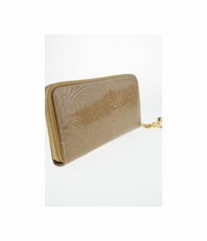 BoFF zip arround beige wallet with paisley reliëf print