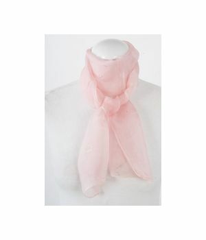 Silk pink scarf