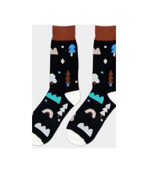 trendy socks with winter theme